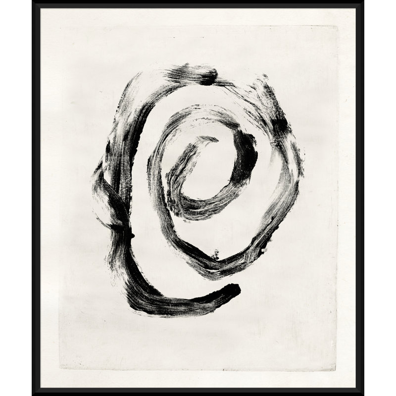 Mid-Century Homage - Peinture encadrée sur papier, H 25 po x l 21 po x P 1,75 po