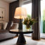 Lampe de table en pierre Rouch