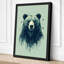 Bear in Abstraction Modern - Wrapped Canvas-171768050-171768051