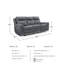 Alvardo 89" Power Reclining Sofa