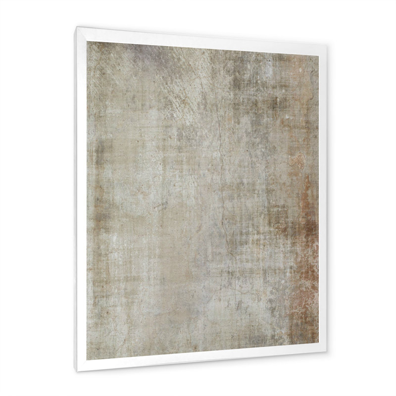 Art moderne gris et bleu II 2FDP47783, H 36 po x l 24 po x P 1 po, Cadre blanc