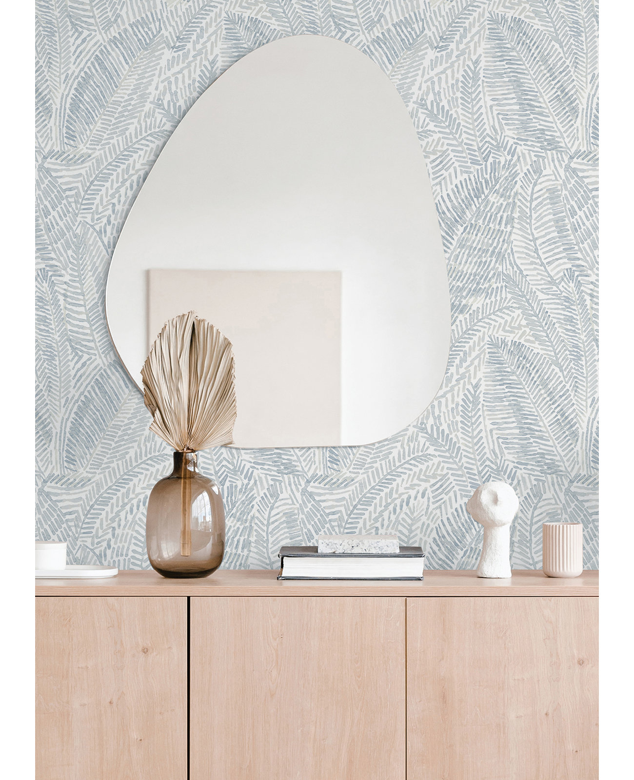 Eline Wallpaper Roll, Blue