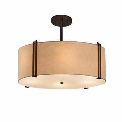 Geoffroy 3 - Light Dimmable Drum Chandelier