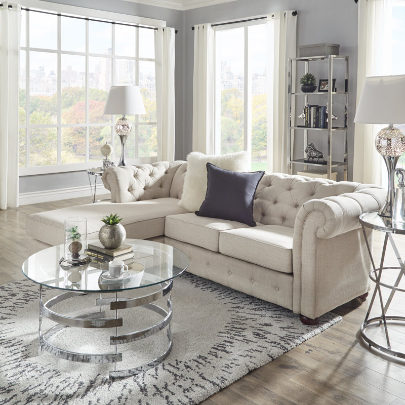 Dunn Upholstered Sectional, Beige