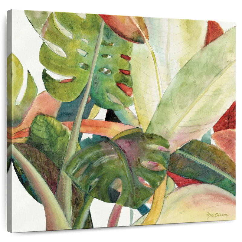 Harnek Tropical Lush Garden Square I, H 36 po x l 36 po