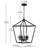 Gurjit 6 - Light Dimmable Lantern Geometric Chandelier-1481480303