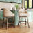 Nivelles Swivel Upholstered Counter Stool-837885666-837885667