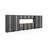 Bold Series 77" H x 216" W x 18" D 14 Garage Storage Cabinet Set-33399339-33399340