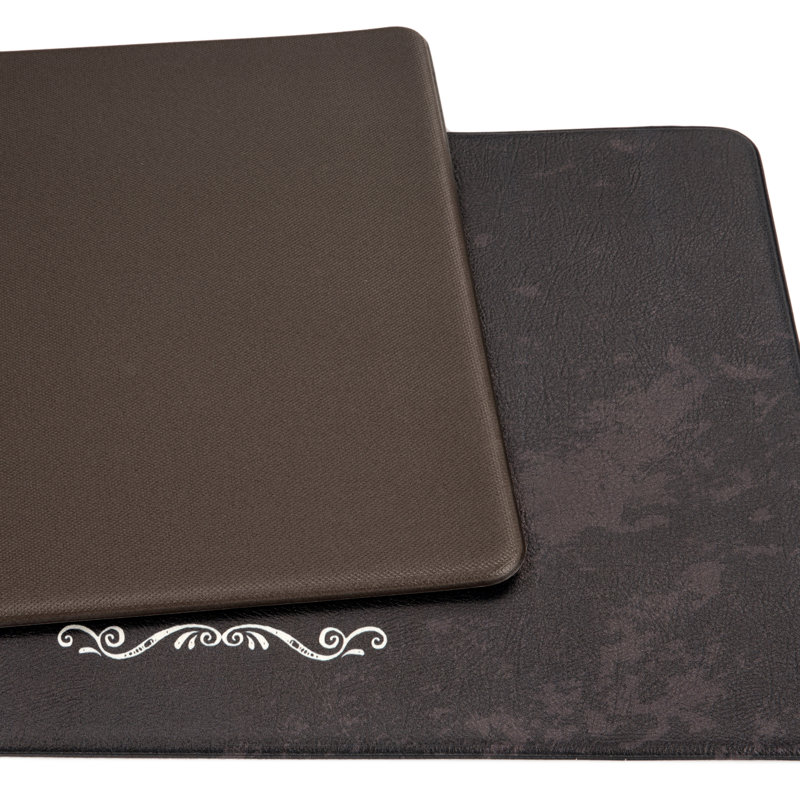 Airina Synthetic Water Resistant Anti-Fatigue Non-Skid Kitchen Mat, Rectangle 1'6" x 3'11"