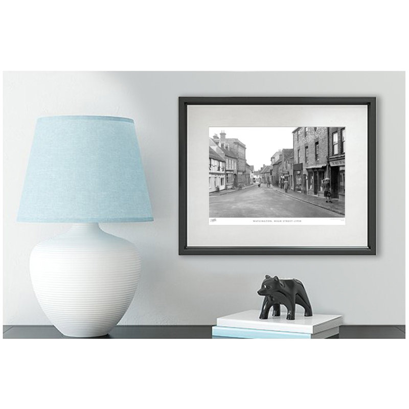 Watlington, High Street C1950 by Francis Frith - Single Picture Frame Print, 40cm H x 50cm W x 2.3cm D