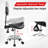 24.4-38.4"H Adjustable Height Ergonomic Lab Stool With Foot Rest
