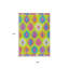 Tapis intérieur lavable 5 pi x 8 pi vert lime rose du sud-ouest