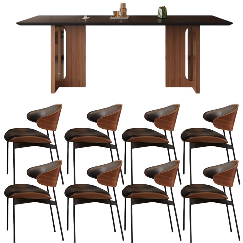 Ensemble de salle à manger Luxury, H 29,5 po x L 78,7 po x l 35,4 po