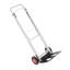 Chariot pliable robuste avec roulettes et chariot à main pliable en aluminium avec poignée télescopique