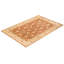 Tapis unique en laine noué à la main nouvel âge 6 pi 2 po x 9 pi Hayner en brun / ivoire / beige