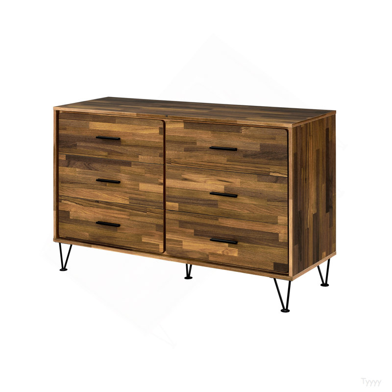 Commode 6 tiroirs Noyer