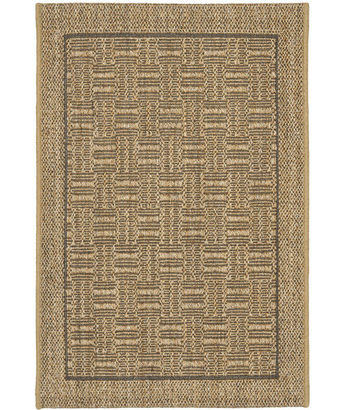 Girard Beach Jacquard Weave Sisal & Jute Geometric Rug, Rectangle 3' x 5'