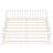 Queen Size Floor Bed for Kids with Guardrails and Door, Low Profile Montessori Bed Frame, White-26848624-26848626
