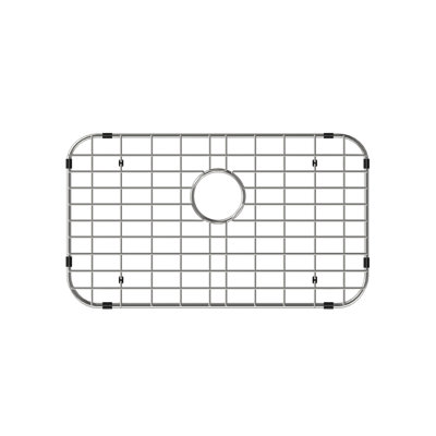 Grille d'évier de cuisine encastrable en acier inoxydable Swiss Madison pour éviers 32 x 19