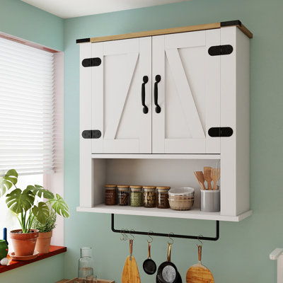 Particle Board / Chipboard Wall Mounted Required Bathroom Cabinet