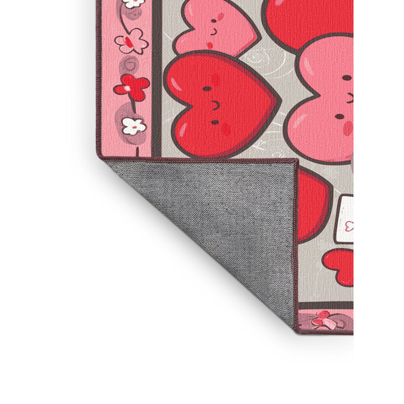 Tapis de Noël East Urban Home, Rectangle 7 pi x 9 pi