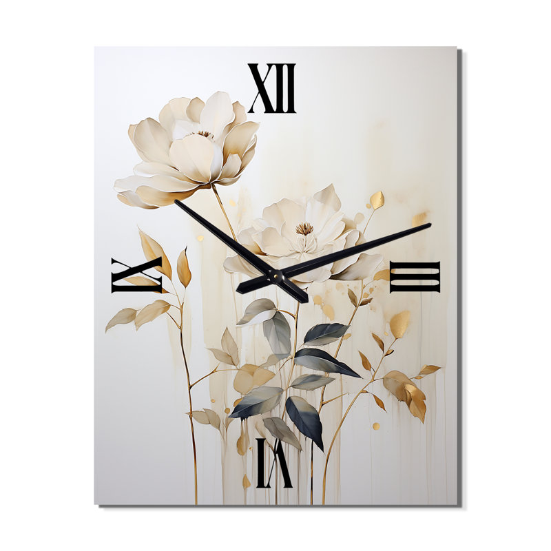 Horloge murale moderne Cristino - Plants, Moyen