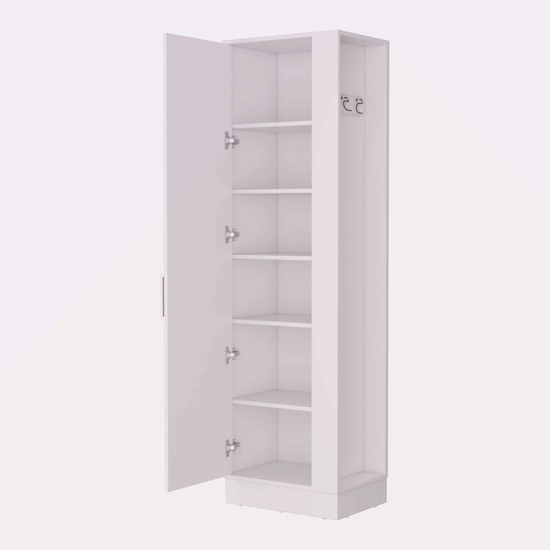 2-Door 6-Shelf Tall Storage Cabinet