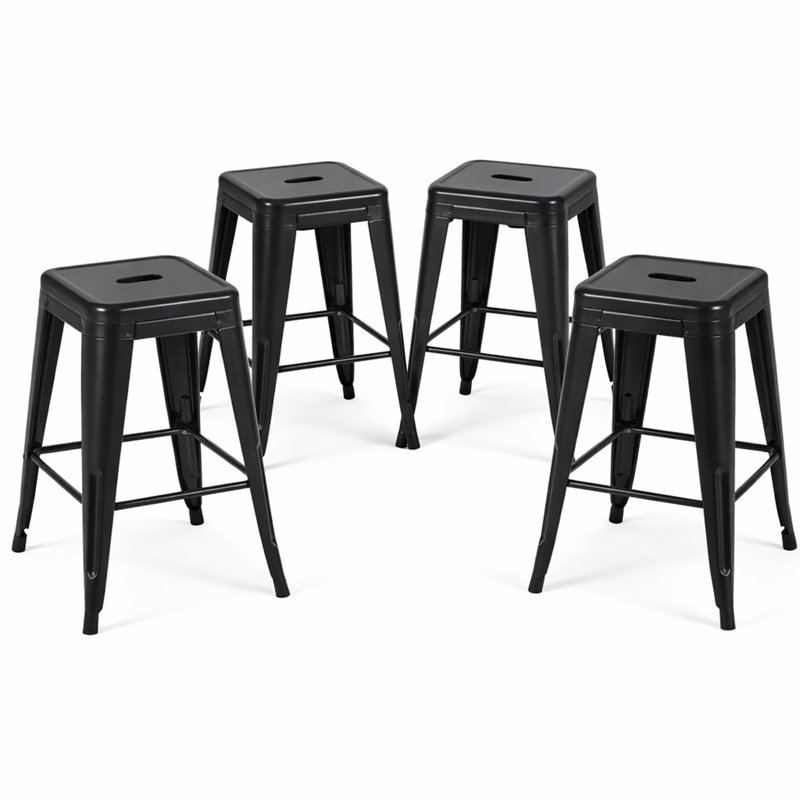 Counter Height Stool, Green, 4