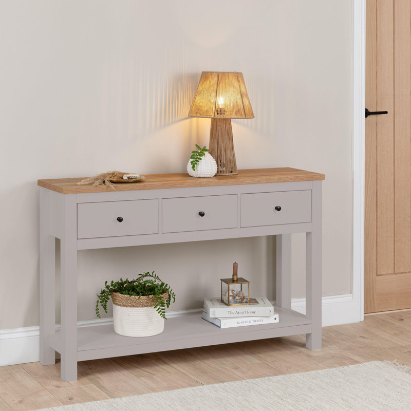 Maryhannah 124cm Console Table, Grey