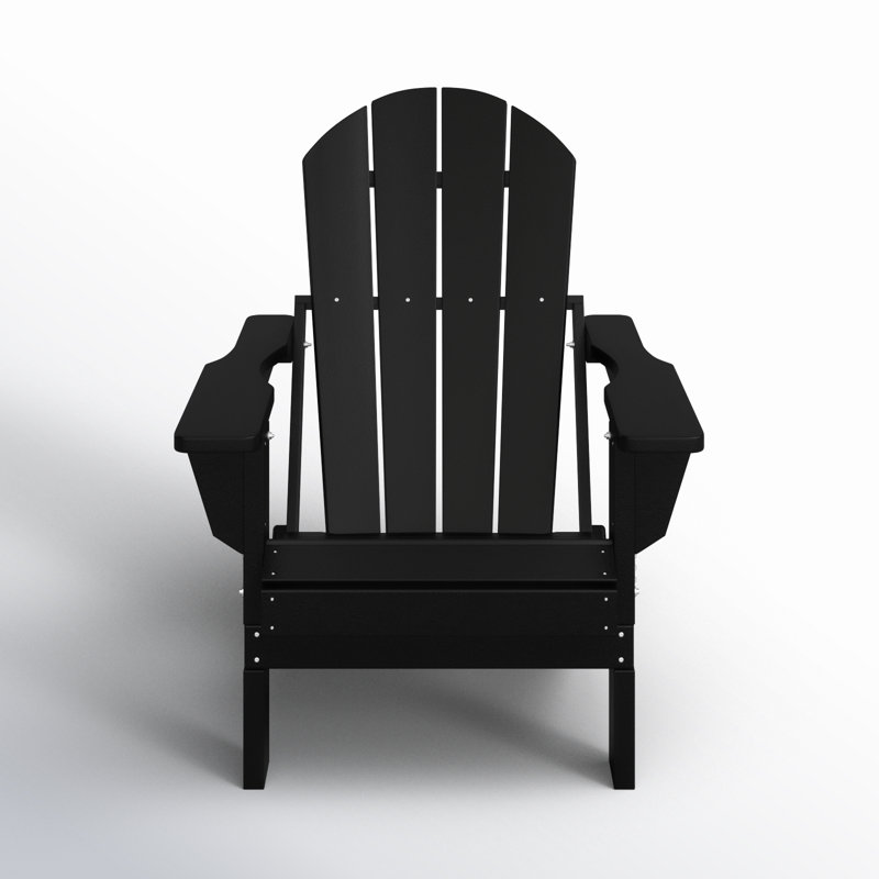 Laguna Foldable Outdoor Adirondack Chair, Dark Brown