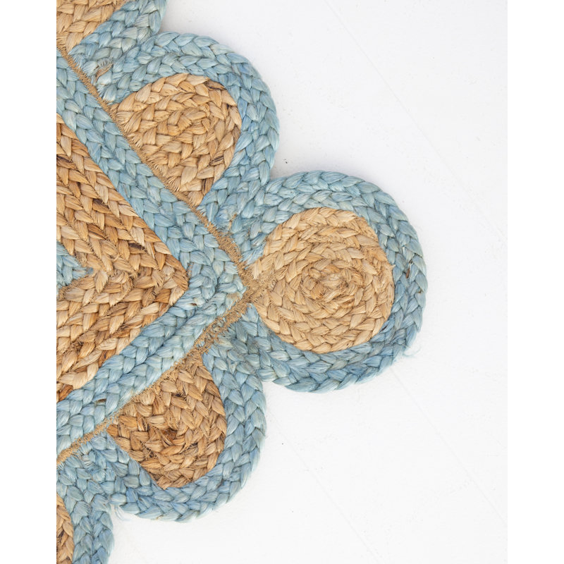 Hand Braided Jute / Sisal Area Rug, Rectangle 4' x 6'