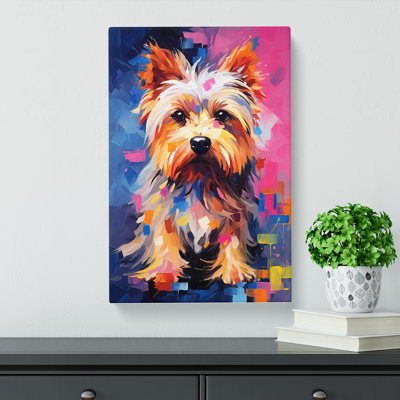 Yorkshire Terrier Abstract No.3 - Wrapped Canvas