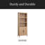 Bibliothèque avec portes