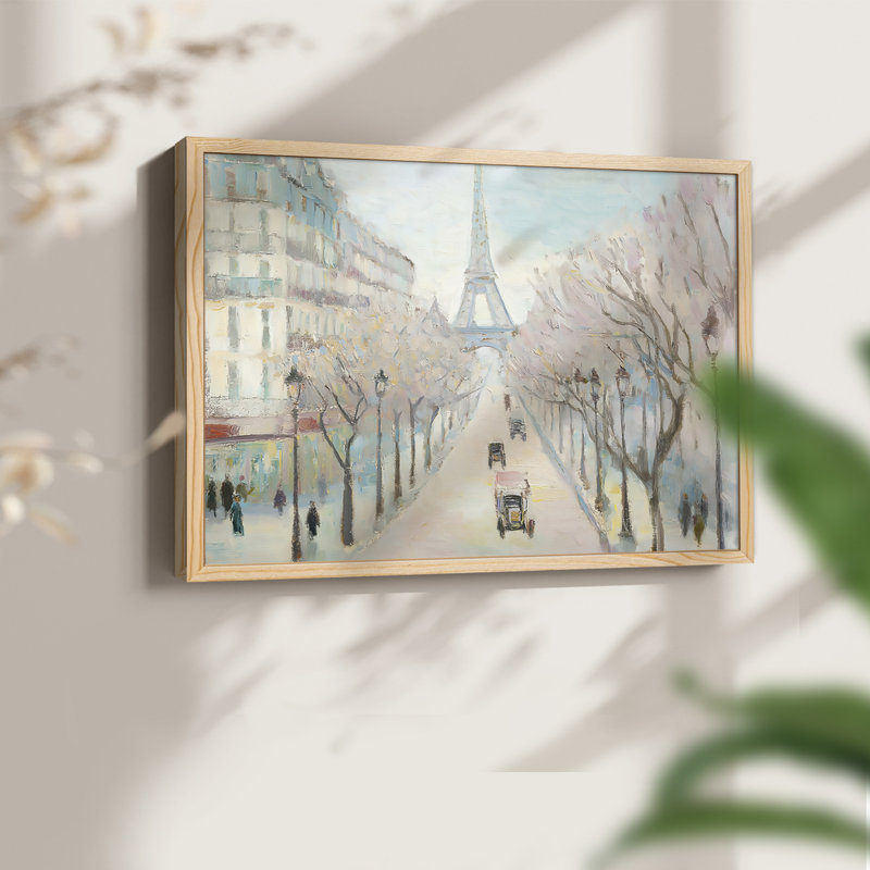 Paysage, série XLVI, reproduction encadrée, H 8 po x l 10 po, Naturel