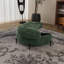 Repose-pieds rembourré demi-lune avec rangement-492289268
