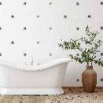 Abstract Non-Wall Damaging Wall Decal