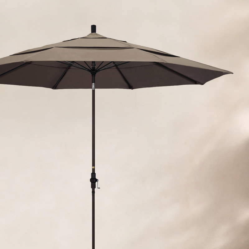 Parasol de marché 11 pi Brent, Taupe