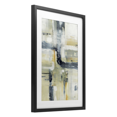 «Expressive Subtle Neutrals», reproduction sous verre encadrée, design par Lisa Ridgers