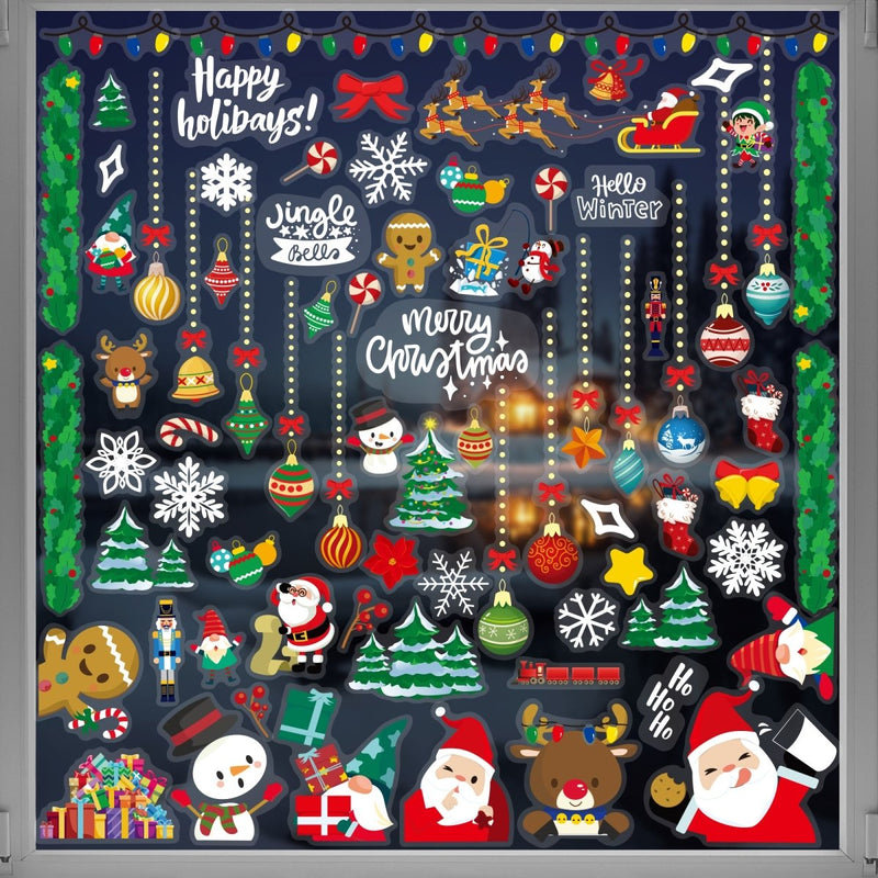 Décorations de Noël pour fenêtre