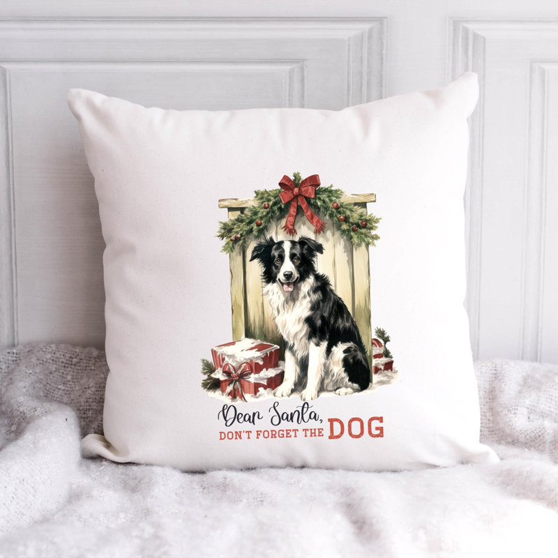 Coussin en polyester Christmas Farm_4, 16 po x 16 po