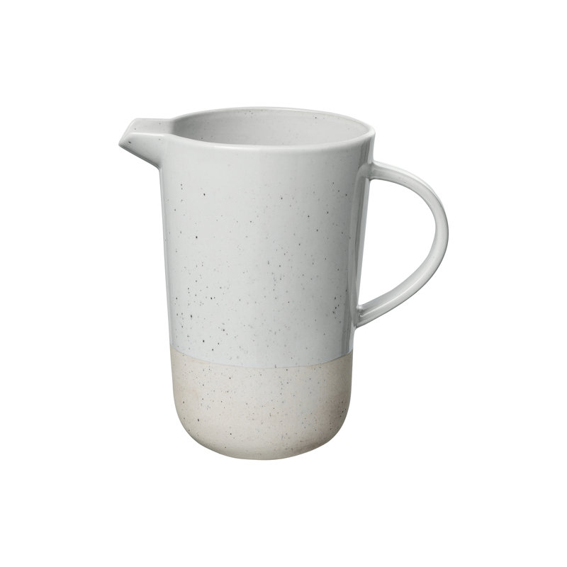 Pichet en céramique SABLO 1 litre, Beige/gris