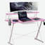 Bureau d'ordinateur TS-200 en fibre de carbone avec support, rose