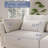 124" Chenile Sectional Modular Couch With With Storage Console And Movable Ottoman,Convertible L Shaped Sofa Couch With USB Charger For Living Room-2048751175