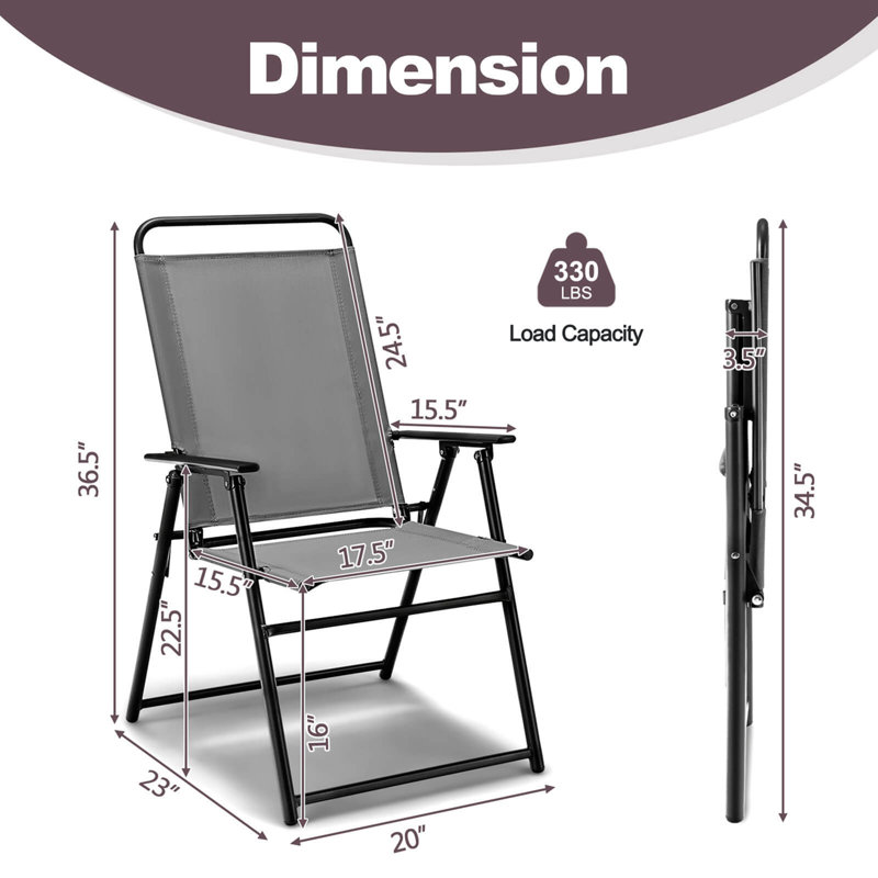 Fauteuil de salle à manger pliant Bartold
