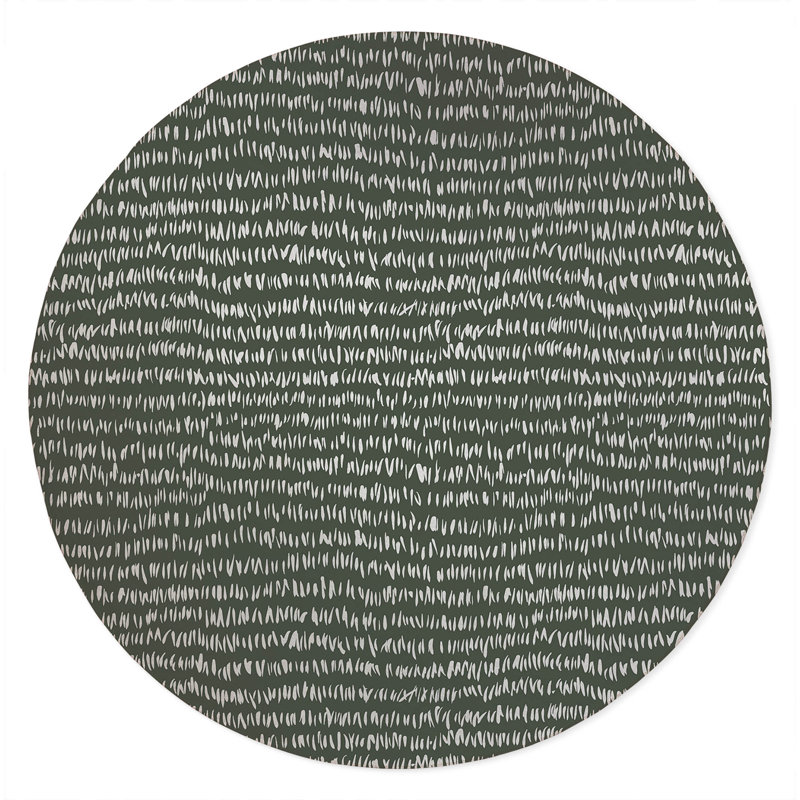 Tapis d'extérieur antidérapant Crop Row, Rond 5 pi