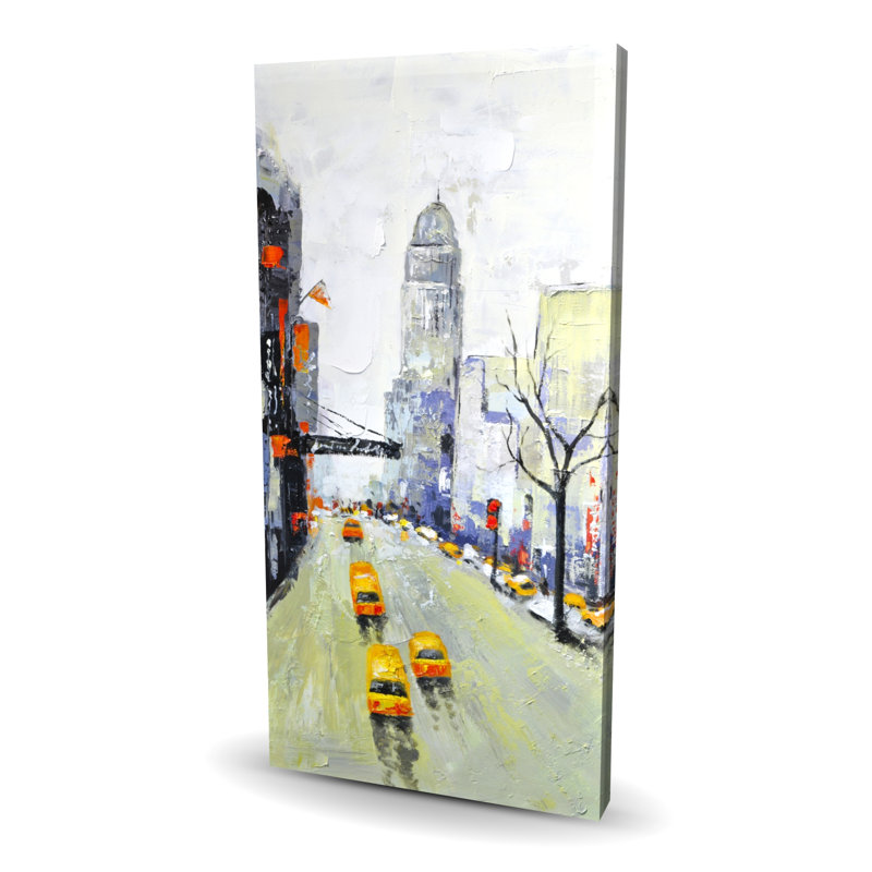 Contemporary Canvas, 48" H x 24" W