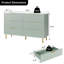 Commode 6 tiroirs pour chambre à coucher, grande commode à tiroirs, rangement pour commode moderne en bois-2133002637