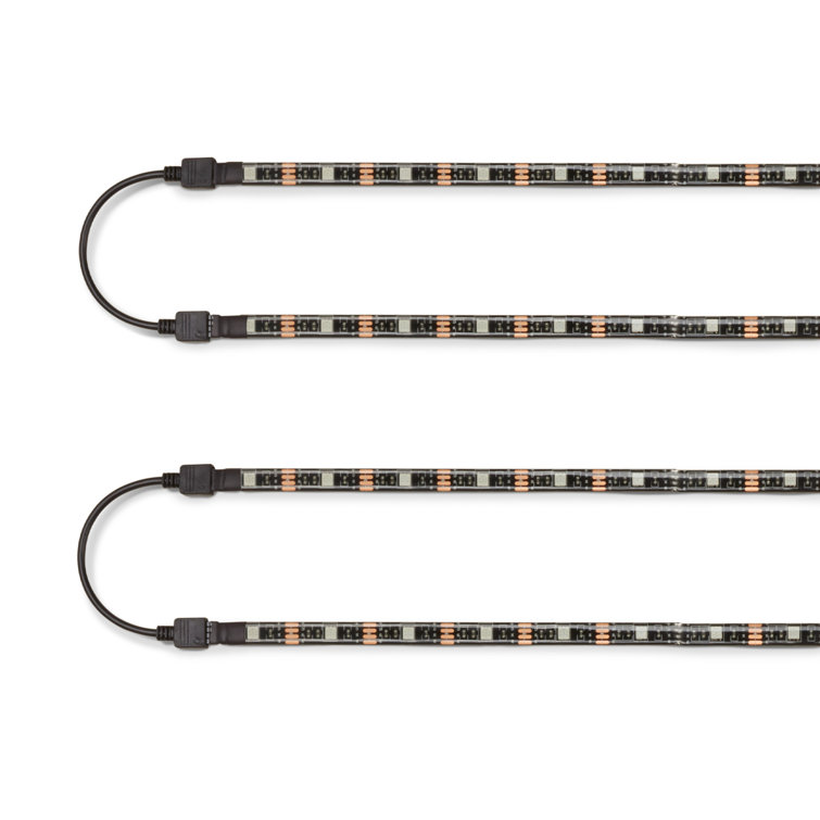 Wi-Fi 3M/9.84 Ft. Smart Multicolor Changing RGB LED Plug-In Strip Light, No Hub Required, Voice Activated