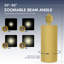 Luxrite 3 po Éclairage sur rail à DEL Zoomable, 5CCT, CRI90, 30 W, 2100LM, à intensité variable, inclinaison de 358 ° + 90 ° et faisceau de 20 à 50 °, éclairage sur rail de type H, ETL, paquet de 6 en laiton-132839357