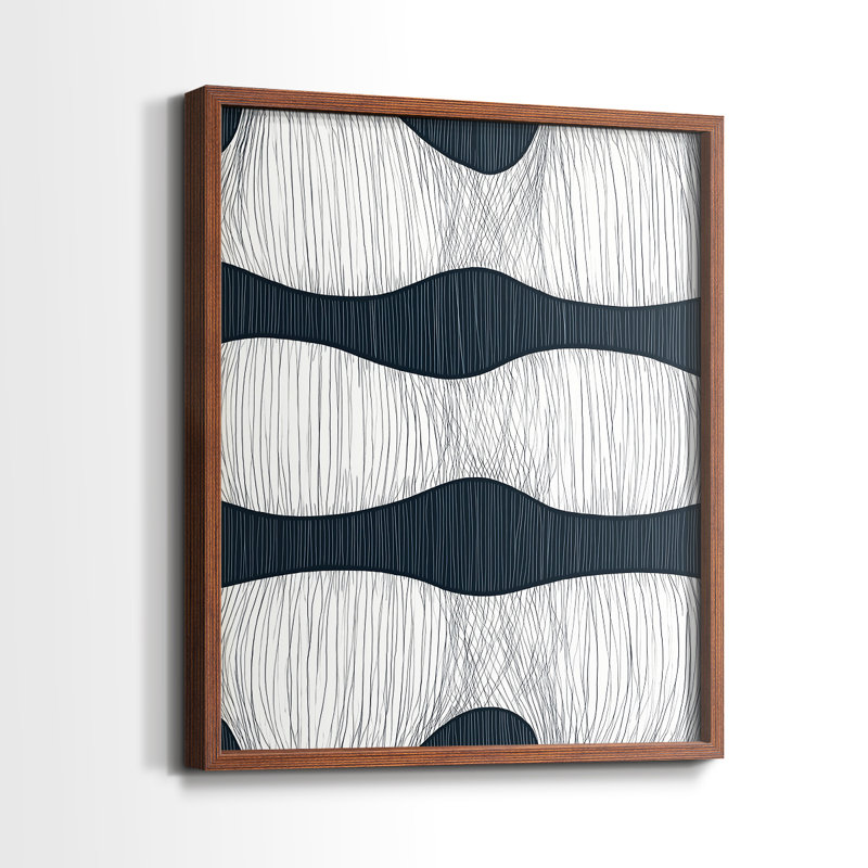 "ABSTRACT Series DCC XXXIV" par J Paul, Noyer, H 21 po x l 17 po
